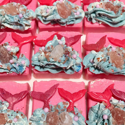 Pretty in Pink Mermaid Fancy Artisan Soap