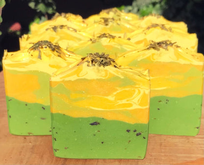 Green Tea Lemongrass Artisan Soap