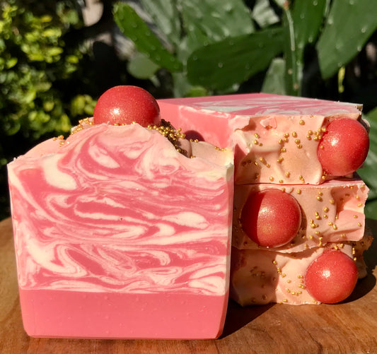 Bubbly Peach Bellini Artisan Soap