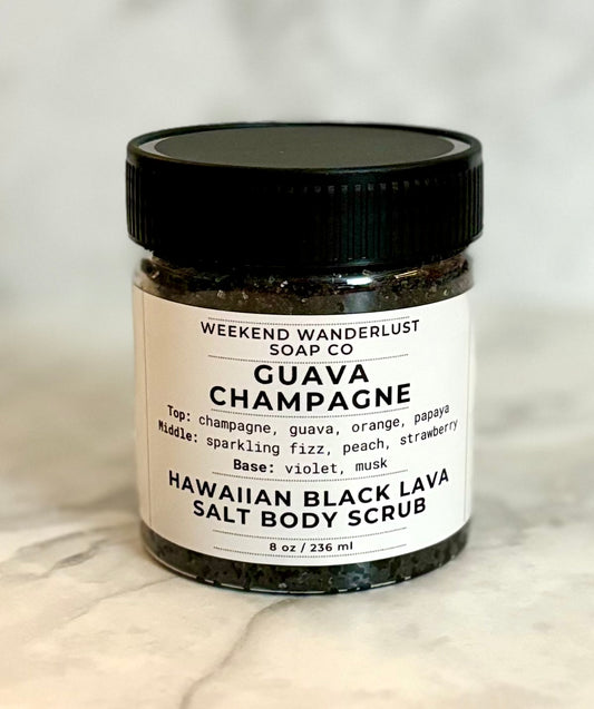 Hawaiian Black Lava Salt Body Scrub