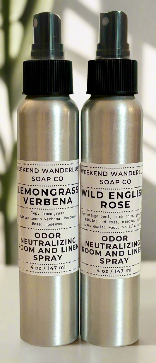 Room and Linen Spray - Odor Neutralizer - Spring Scents