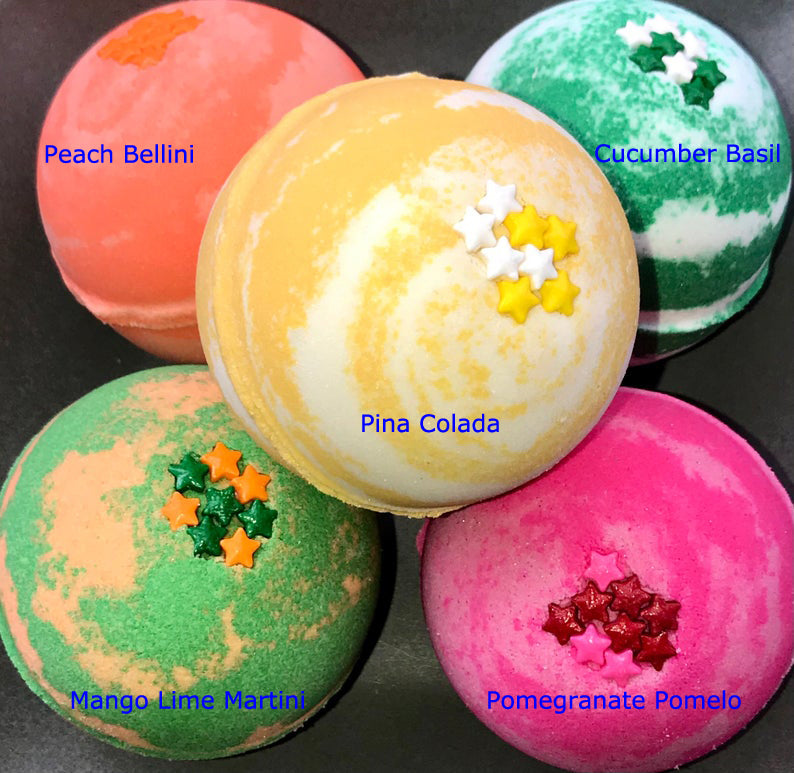 Tropical Cocktail Bath Bombs