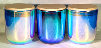 Pacific Ocean Air | Mini Chrome Prism Tumbler Jar Soy Wax Candles