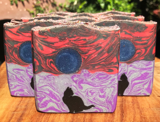 Black Cat Silver Moon Artisan Soap