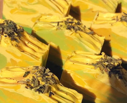 Green Tea Lemongrass Artisan Soap