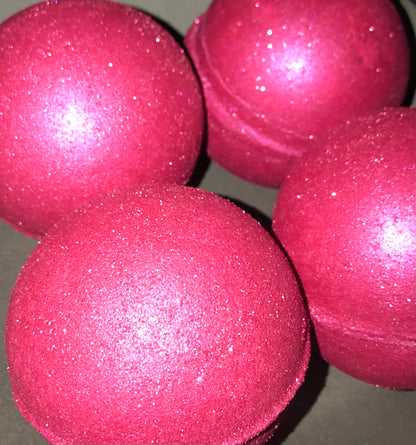 Persephone Hot Pink Glitter Bath Bombs