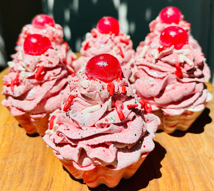 Peppermint Candy Cane Cupcake Artisan Soap