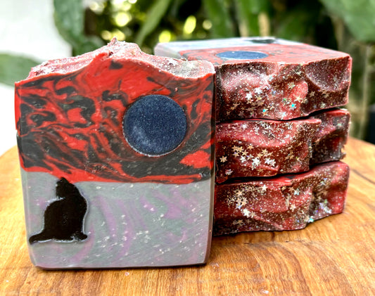 Black Cat Silver Moon Artisan Soap