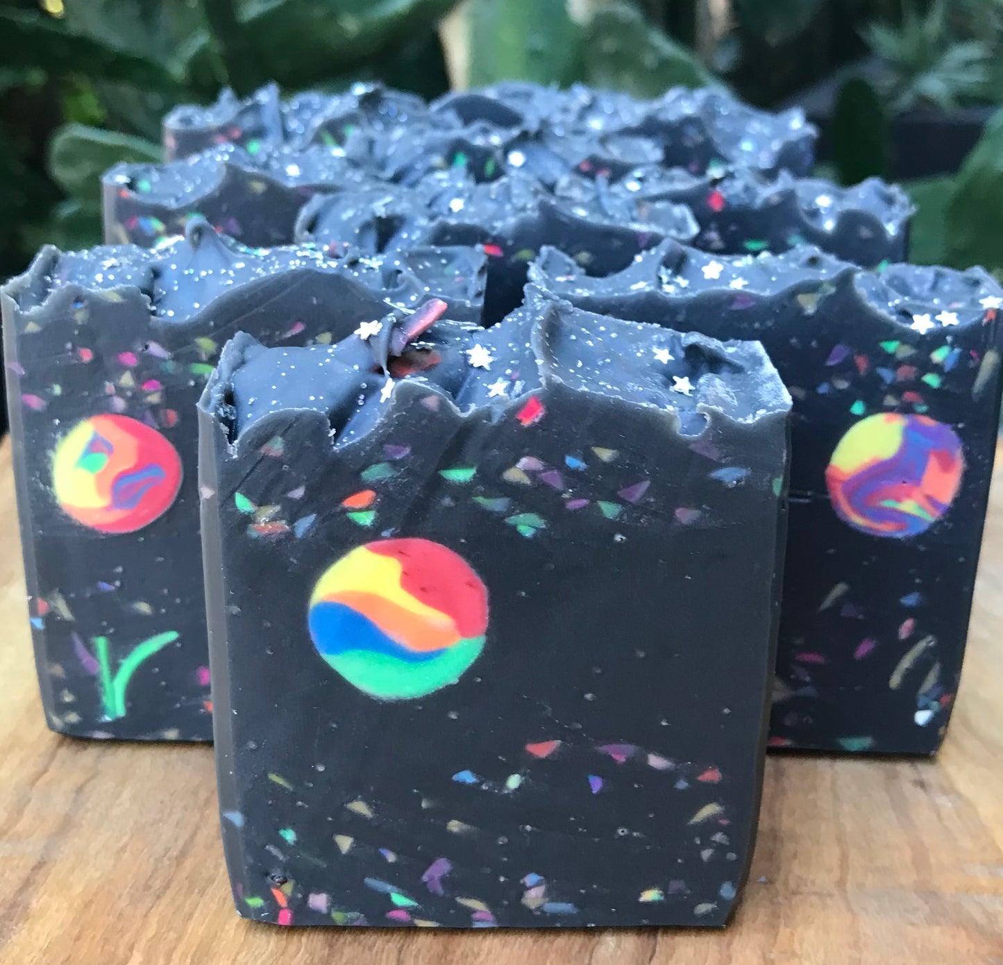 Rainbow Volcano Artisan Soap