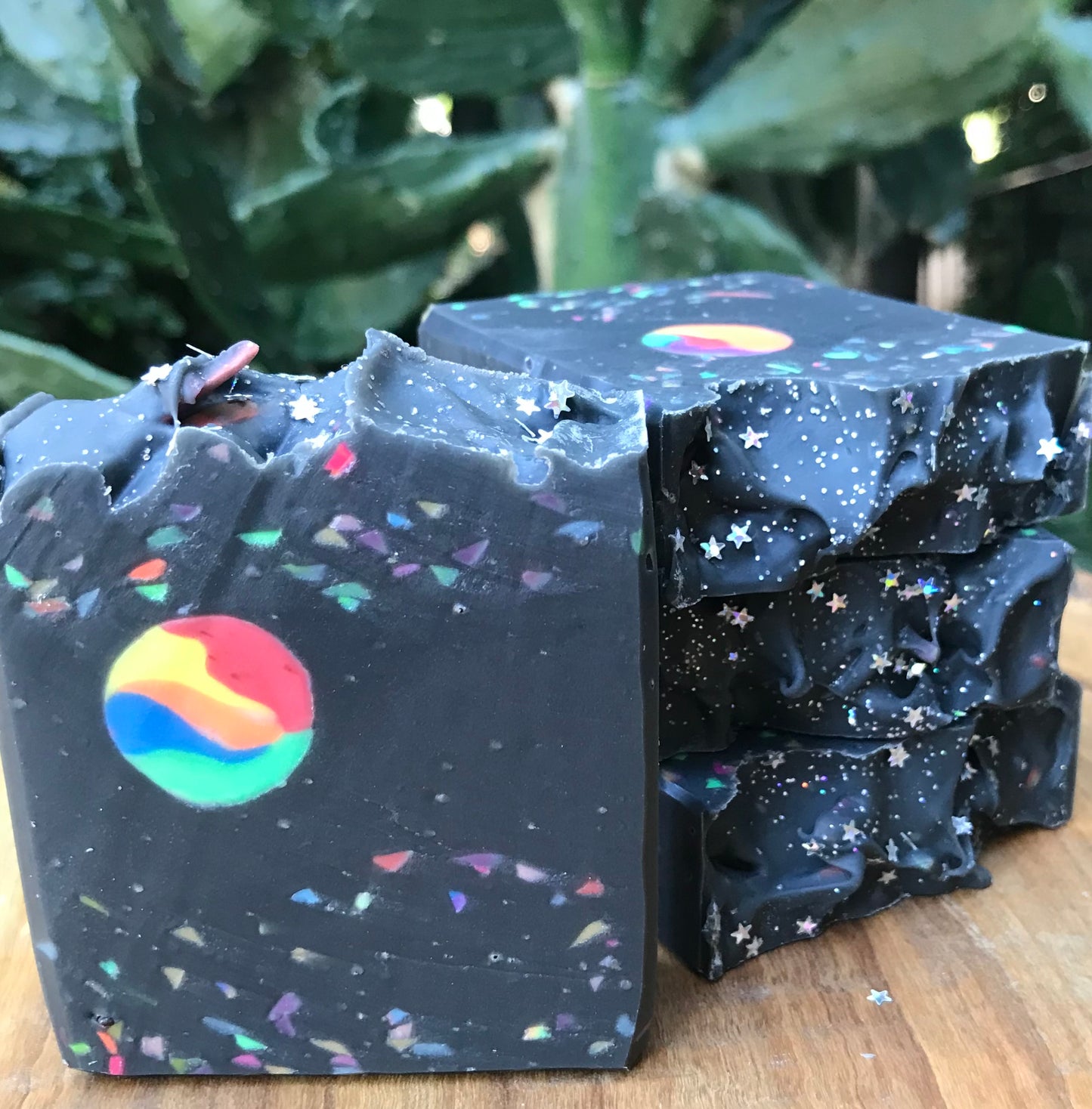 Rainbow Volcano Artisan Soap