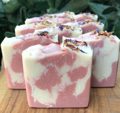 Hippie Chick Rose Clay Artisan Soap