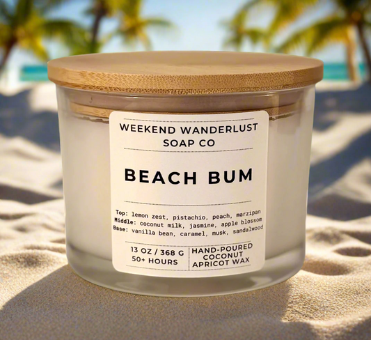 Beach Bum | 3-Wick Apricot Coconut Candles