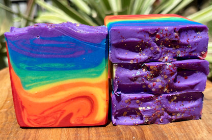 Rainbow Sunset Artisan Soap