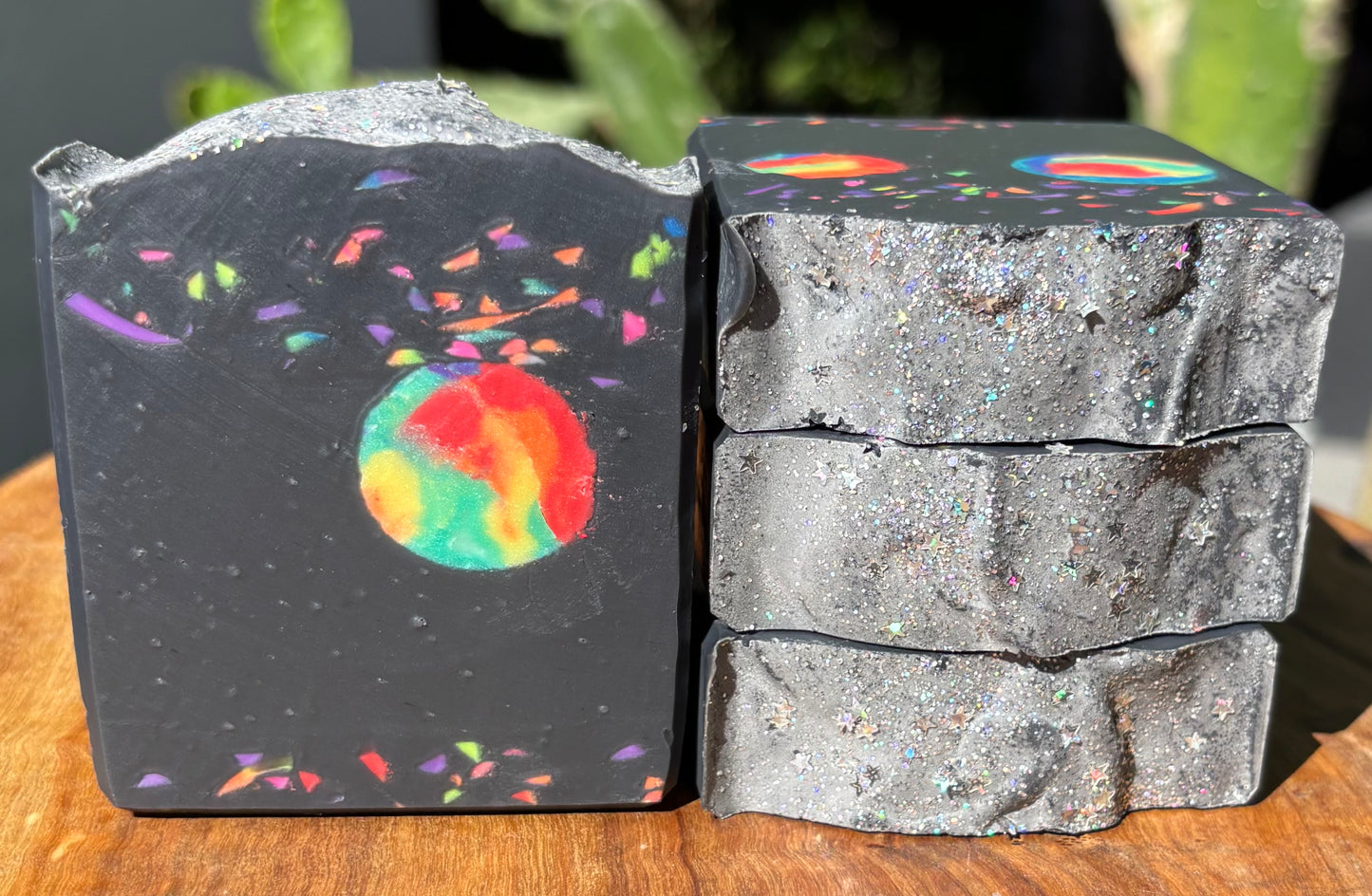 Rainbow Volcano Artisan Soap