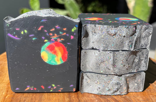 Rainbow Volcano Artisan Soap