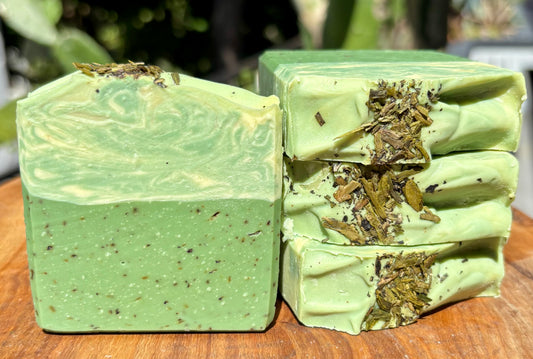 Green Tea Lemongrass Artisan Soap