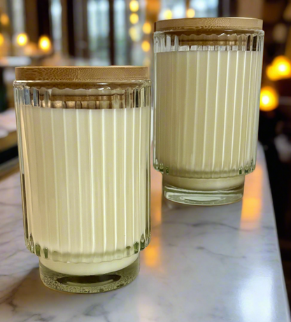 Parisian Patisserie | Ribbed Glass Soy Candle