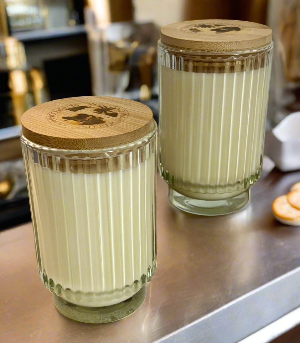Parisian Patisserie | Ribbed Glass Soy Candle
