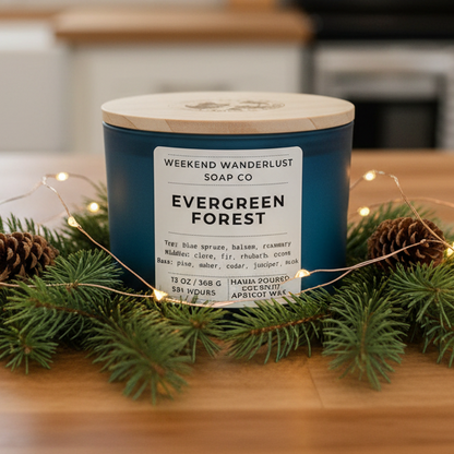 Evergreen Forest | 3-Wick Coconut Apricot Candle