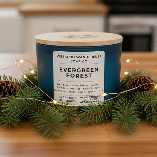 Evergreen Forest | 3-Wick Coconut Apricot Candle