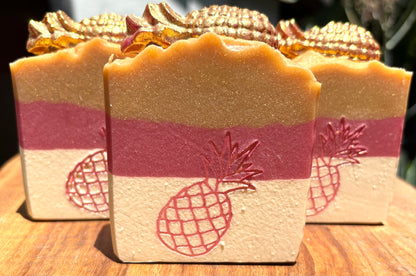 Pink Pineapple Smoothie Artisan Soap